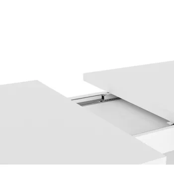 Masă de dining VIRION, în culoare albă, 150 cm