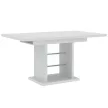 Masă de dining VIRION, în culoare albă, 150 cm