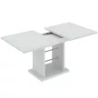 Masă de dining VIRION, în culoare albă, 150 cm