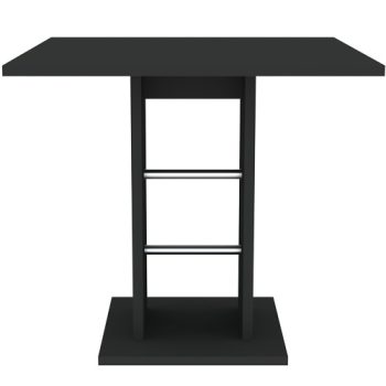 Masă VOLK culoare antracit 76x76 cm