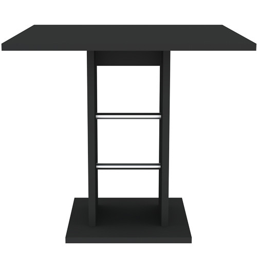 Masă VOLK culoare antracit 76x76 cm