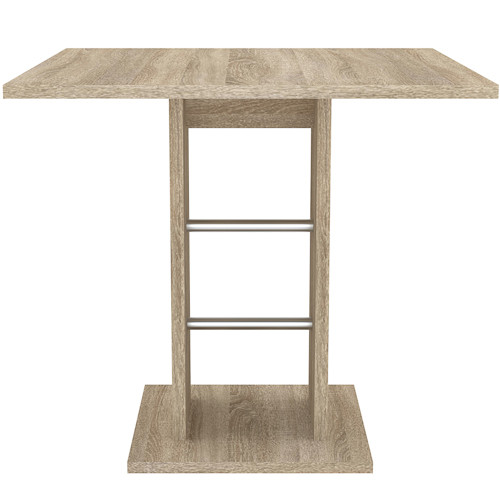 Masă de dining VOLK, culoare stejar, 76 cm