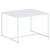 Măsuță de cafea BARBOSSA, culoare albă, 67 cm