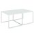 Măsuță de cafea BARBOSSA, culoare albă, 102 cm.