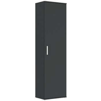 Dulap cu Rafturi KLARA, Culoare Antracit