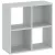 Raft cu 4 compartimente, alb, CATCHY 61,5 cm