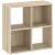 Raft cu 4 compartimente, stejar, CATCHY 61,5 cm