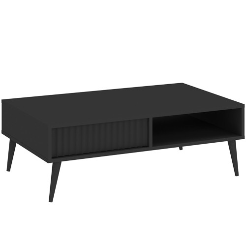 Măsuță de cafea BARCELONA, culoare antracit, 100 cm.