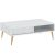 Măsuță de cafea BARCELONA, culoare albă, 100 cm