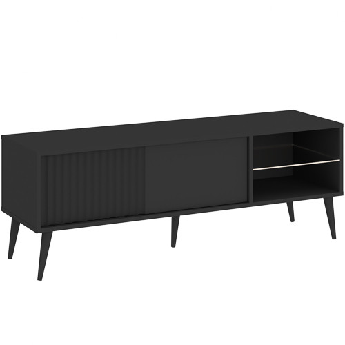 Dulap TV BARCELONA, culoare antracit. 135 cm.