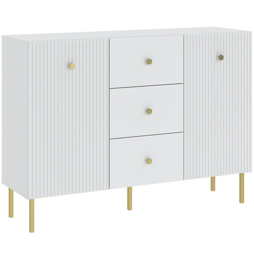 Comodă Albă. VIENA CABINET 135 cm
