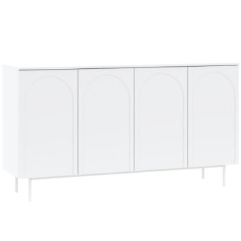 Comodă HELA, culoare albă, 160 cm