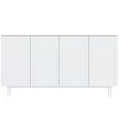 Comodă HELA, culoare albă, 160 cm