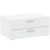 Comodă BASIC în culoare albă, 74 cm, 2S