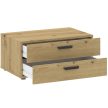 Comodă BASIC TWO stejar, 74 cm, 2S