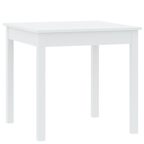 SENDI Étkezőasztal Fehér Színben. 80x80 cm.