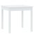 SENDI Étkezőasztal Fehér Színben. 80x80 cm.