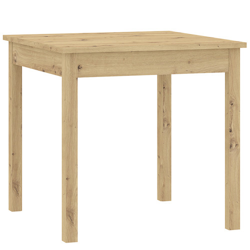 Masă de bucătărie SENDI, culoare stejar, 80 cm