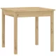 Masă de bucătărie SENDI, culoare stejar, 80 cm