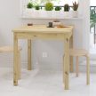 Masă de bucătărie SENDI, culoare stejar, 80 cm