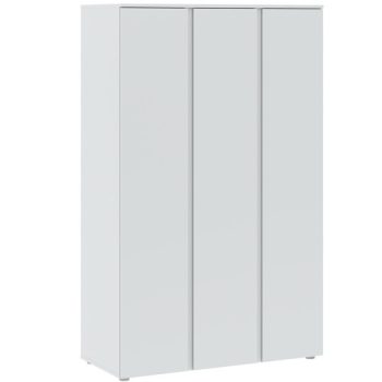 Dulap pentru haine BASIC PLUS alb, 110 cm, 3D