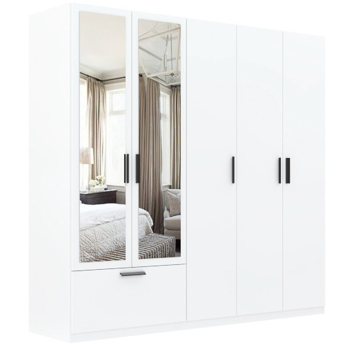 Dulap cu oglindă LITA, culoare albă