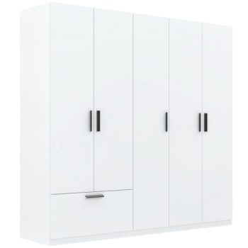 Șifonier LITA alb, 225 cm