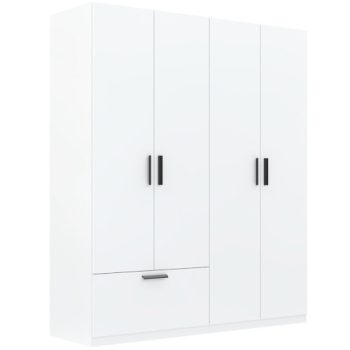 Șifonier LITA alb, 180 cm