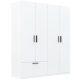 Șifonier LITA alb, 180 cm