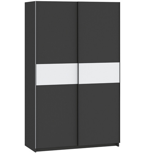 Dulap BERNO 120 cm antracit/alb