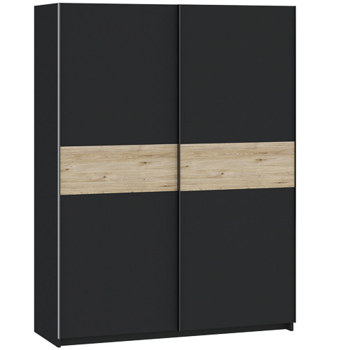 Dulap BERNO 150 cm antracit/stejar