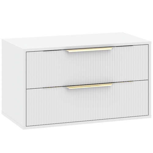 Dulap pentru lavoar AVI în culoare albă, 80 cm