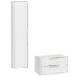 Dulap pentru lavoar AVI în culoare albă, 80 cm