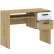 Birou BASIC TWO stejar/alb, 100 cm