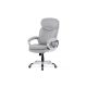 Scaun pivotant de birou lux cu tapițerie din țesături speciale Silver Ka-G198 