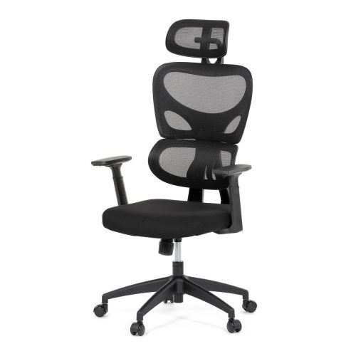 Scaun pivotant de birou în negru   KA-K2080