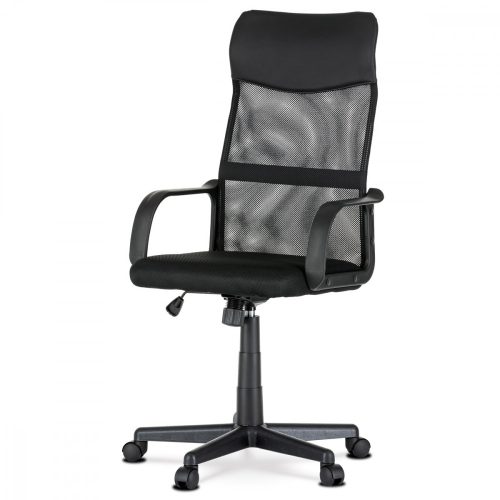 Scaun pivotant de birou cu mecanism de pivotare, negru Ka-L601 