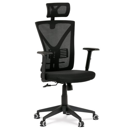 Scaun pivotant de birou modern cu țesătură de plasă neagră Ka-Q851 