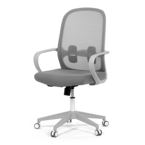 Scaun pivotant de culoare gri cu mecanism de balansare. KA-S425