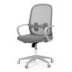Scaun pivotant de culoare gri cu mecanism de balansare. KA-S425