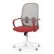 Scaun pivotant de culoare roșie cu mecanism de balansare. KA-S425