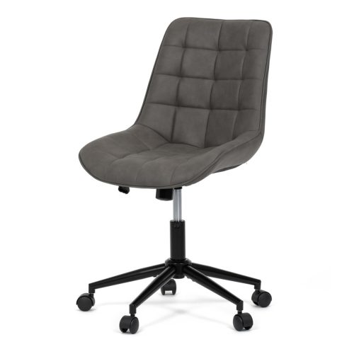Scaun pivotant de birou cu tapițerie din material gri. KA-V3120