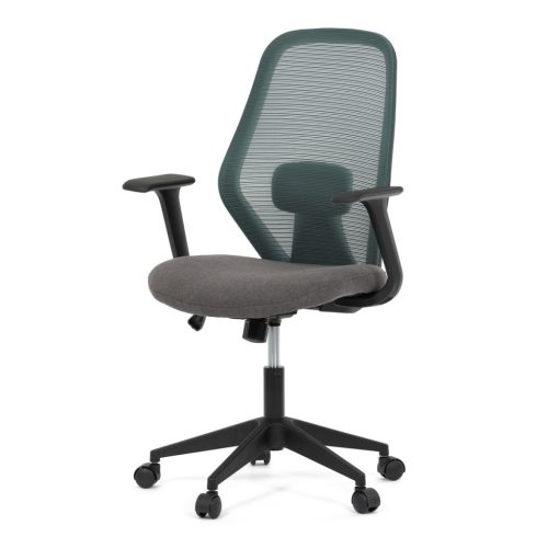 Scaun de birou pivotant de culoare verde cu mecanism de balansare. KA-V3149
