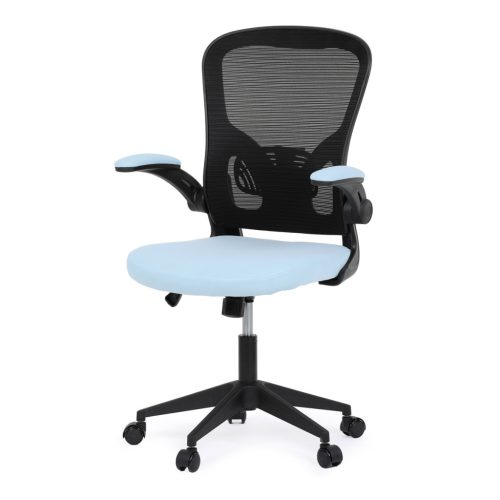 Scaun pivotant de birou albastru cu mecanism de pivotare. Capacitate de încărcare: . KA-V317