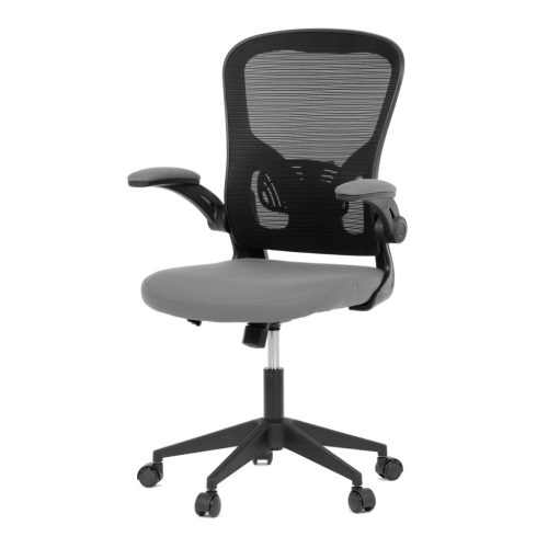 Scaun pivotant de birou modern cu cotieră  reglabilă  culoare Gri KA-V317