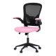 Scaun  roz pivotant , scaun pentru birou cu cotieră ajustabilă  , KA-V317