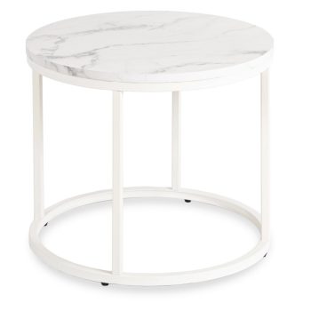 Masă culoare marmură albă AGNES