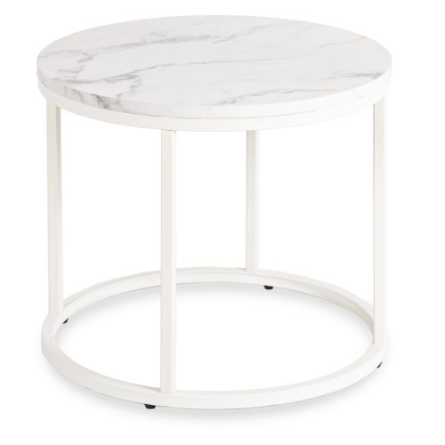 Masă culoare marmură albă AGNES