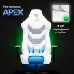 Scaun gaming rotativ culoare alb APEX