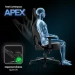 Scaun gaming rotativ culoare negru APEX